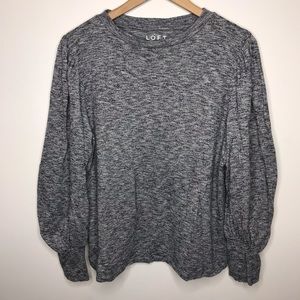 Loft Exaggerated Cuff Comfy Sweater
